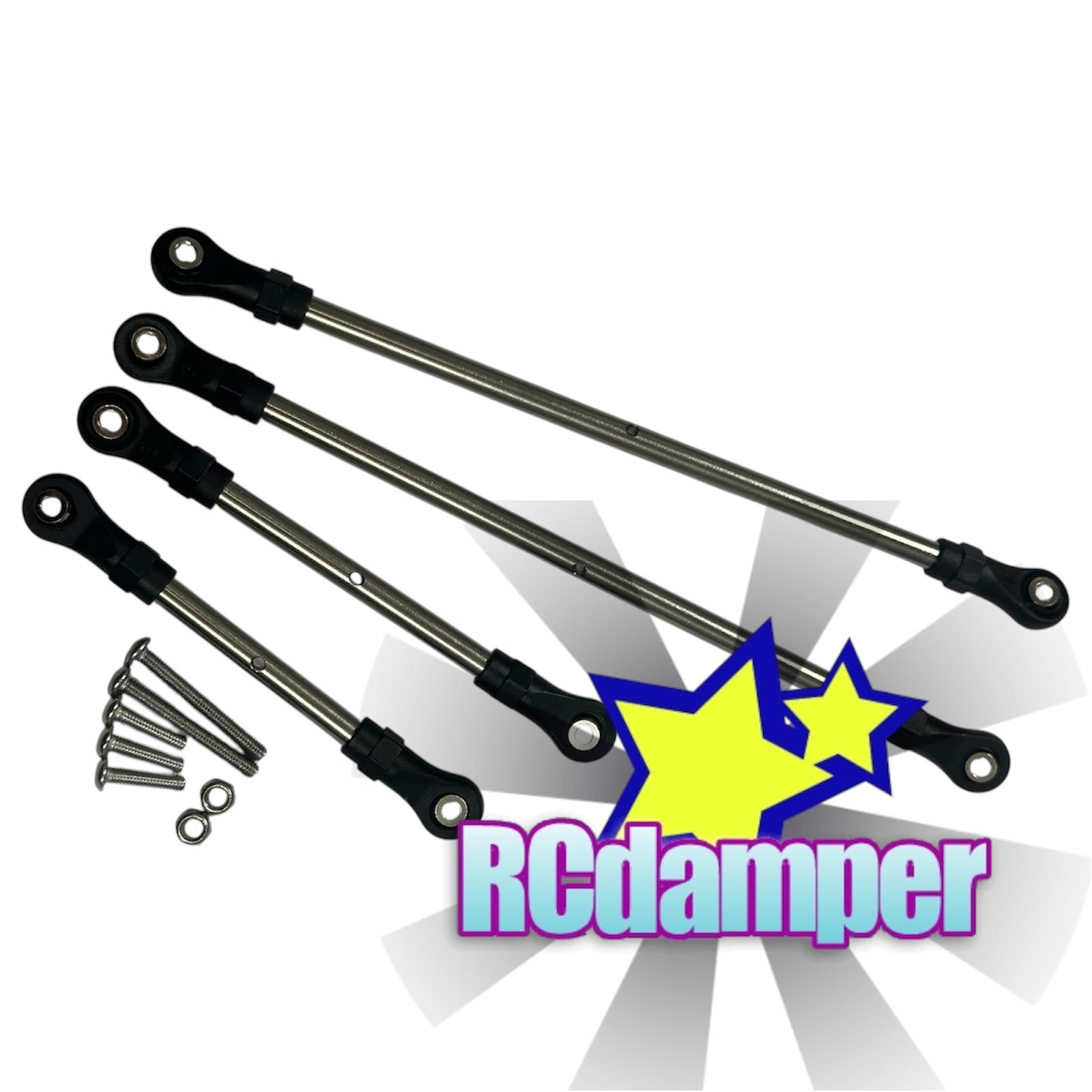 Titanium Steering Tie-rod set 4pcs for TAMIYA 1/10 TXT 1 / TXT 2